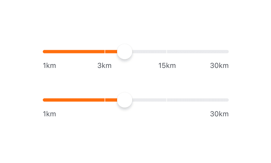 slider options marker